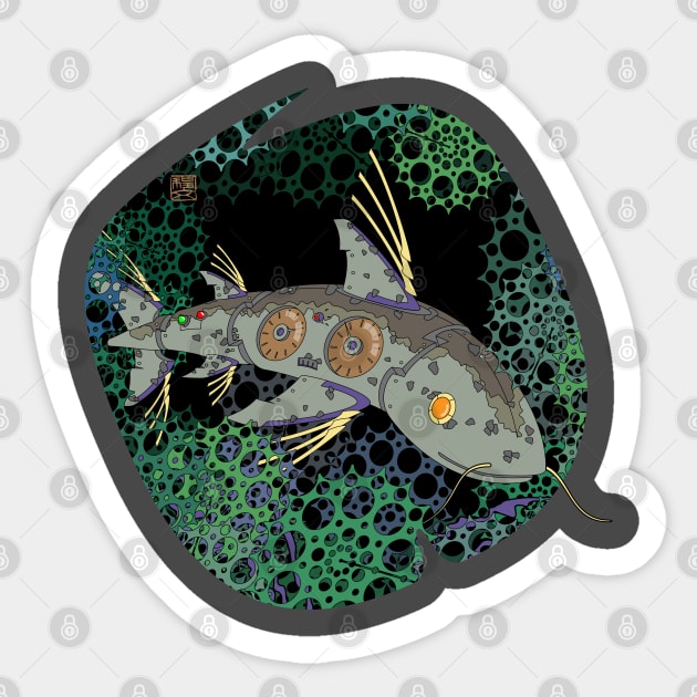 steam[punk]d_catfish Sticker by spotcolor